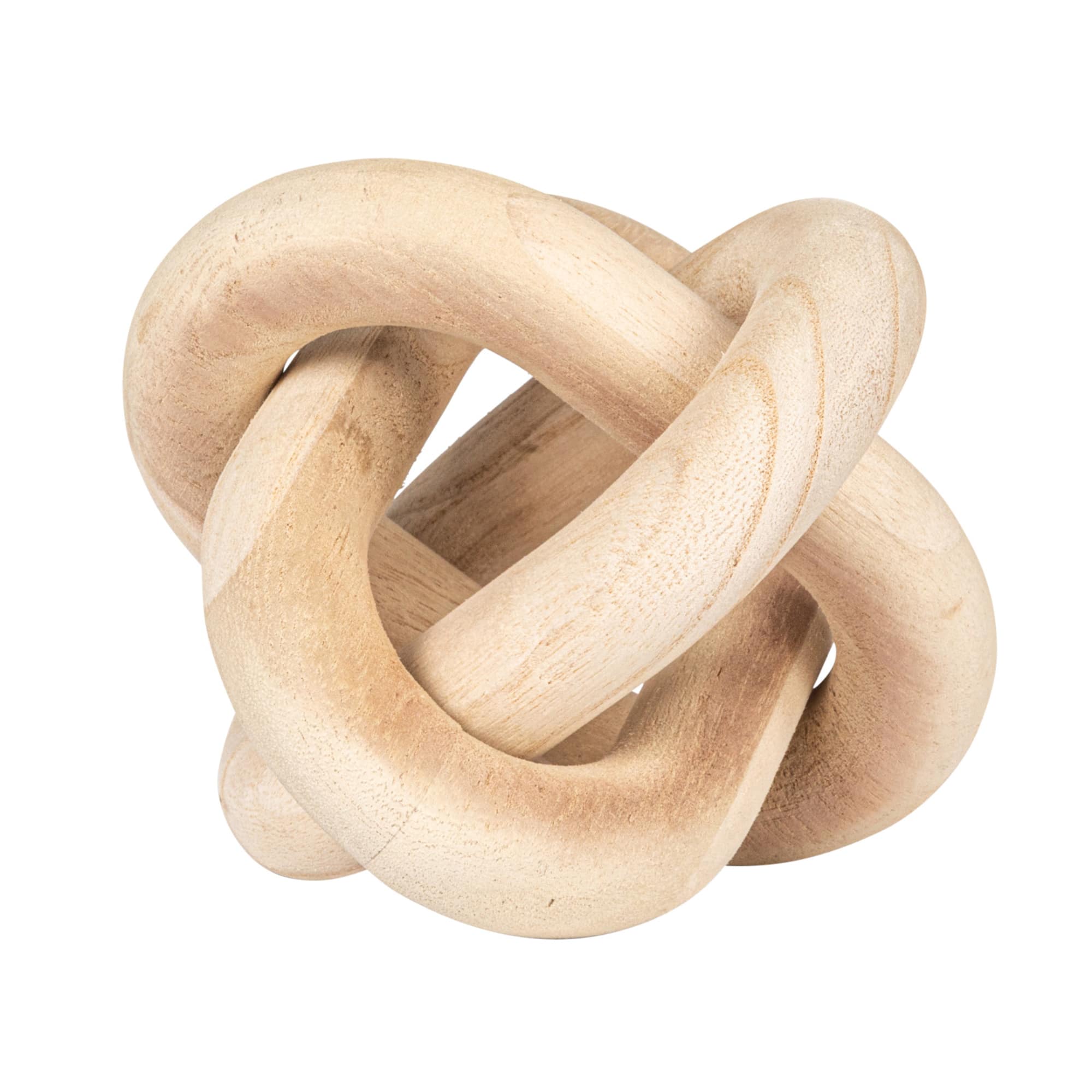 Hello Honey® 5.75" Rustic Pine Wood Chain Link Décor